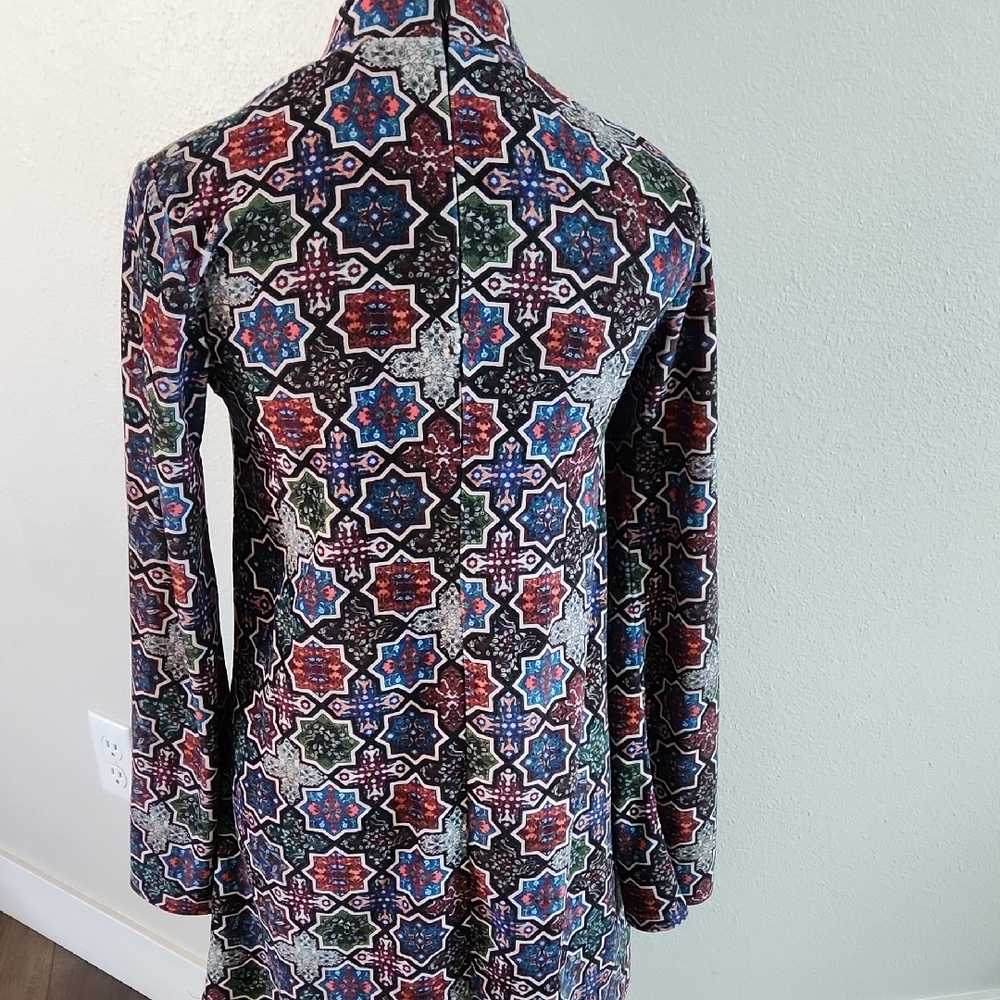 Zara Multicolor Geometric Pattern Dress - Picture 4 of 6
